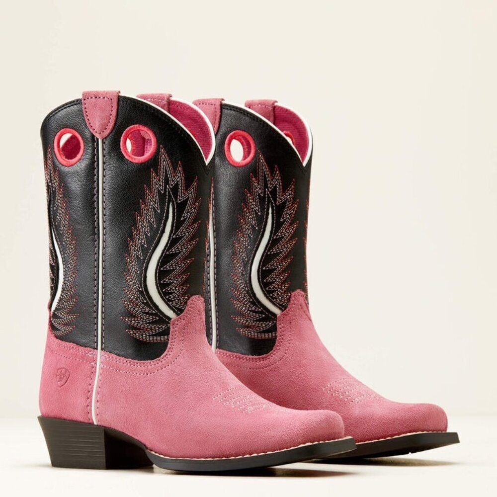 Unavailab3Ariat Futurity Fort Worth  suede leather Cowgirl Boots pink